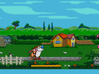 Ren & Stimpy Show Presents Stimpy's Invention, The (Europe) In game screenshot